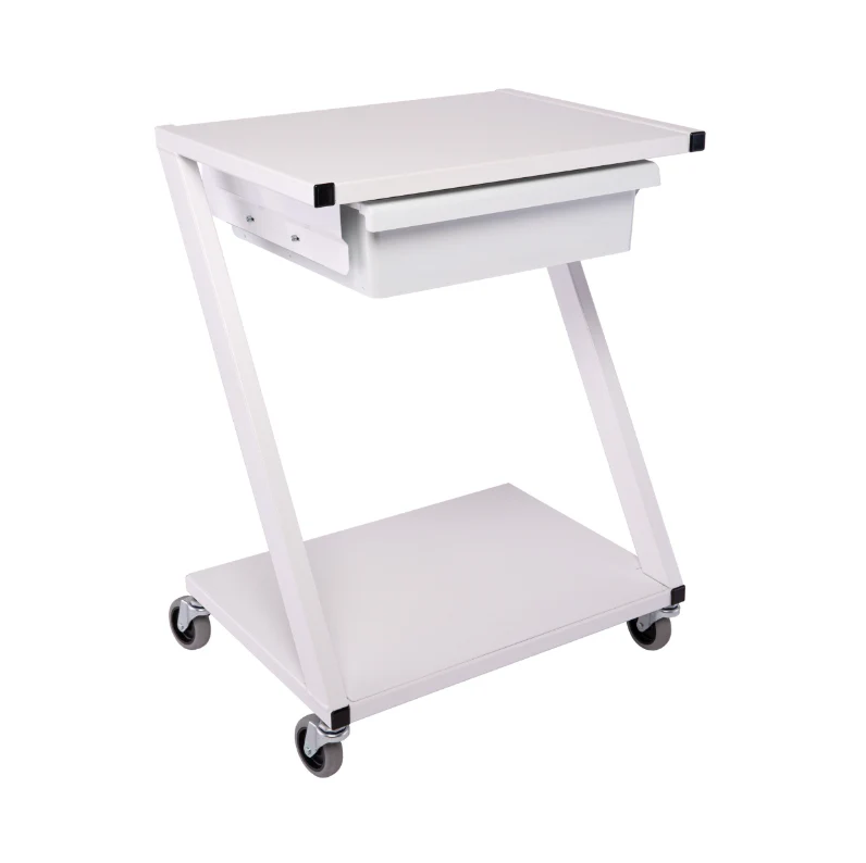 Heavy Duty Steel Cart, White - Image 2