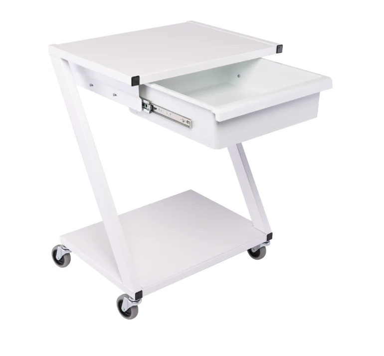 Heavy Duty Steel Cart, White - Image 3