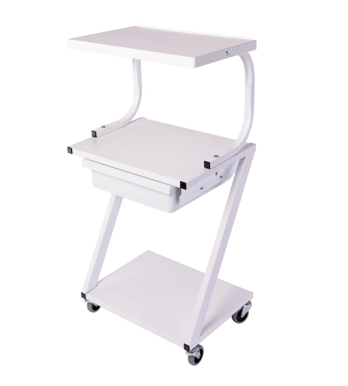 Heavy Duty Steel Cart, White - Image 4