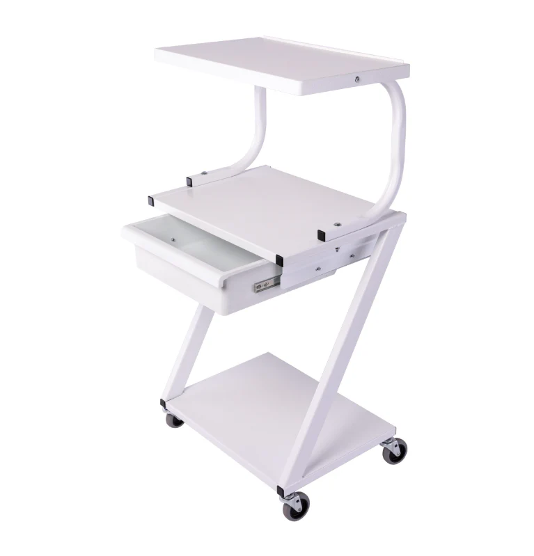 Heavy Duty Steel Cart, White - Image 5