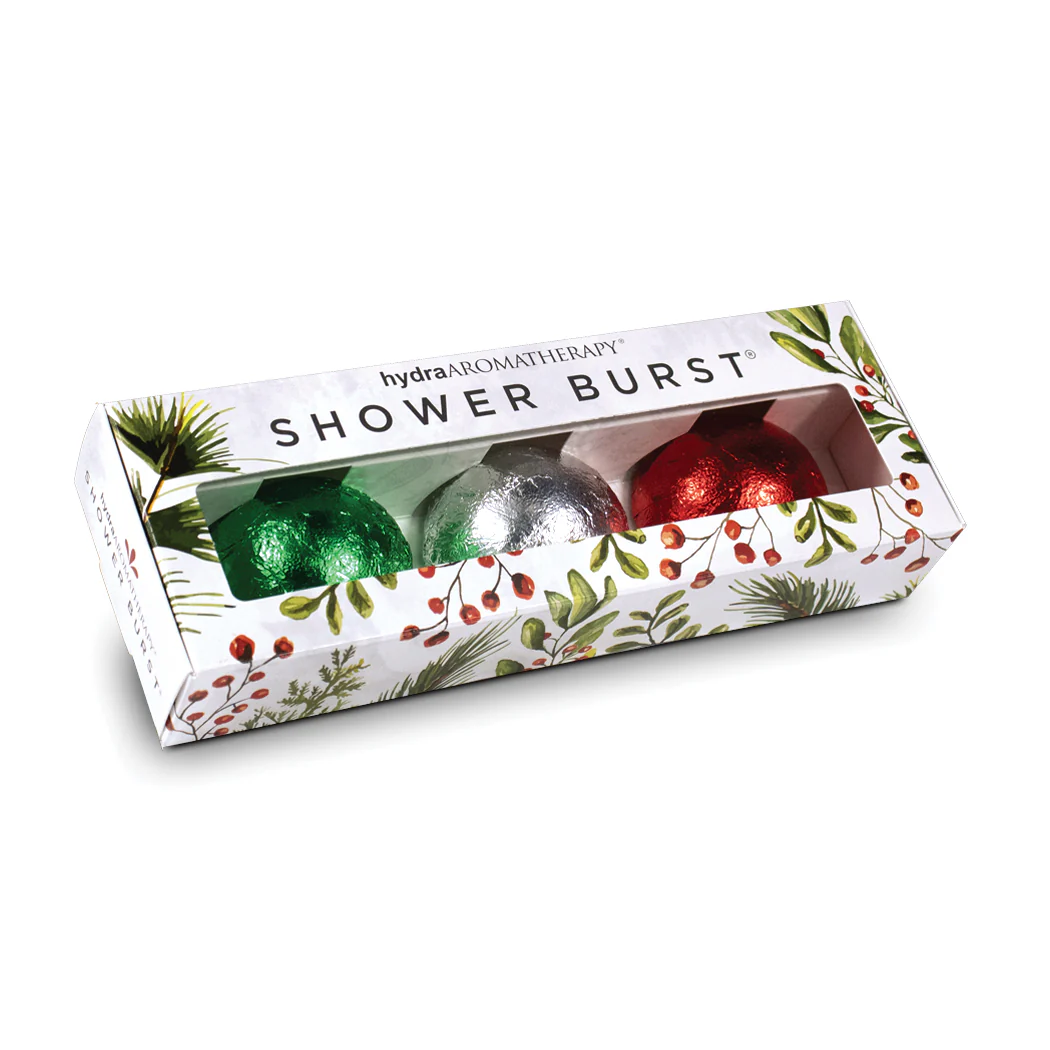 hydraAROMATHERAPY Shower Burst Trio, Deck The Halls