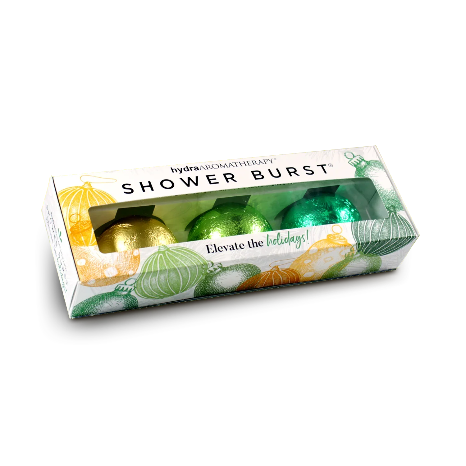 hydraAROMATHERAPY Shower Burst Trio, Holiday