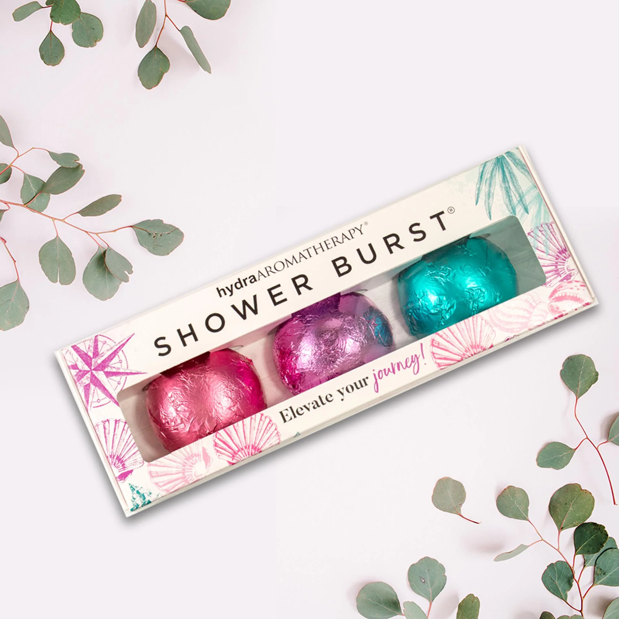 hydraAROMATHERAPY Shower Burst Trio, Journey