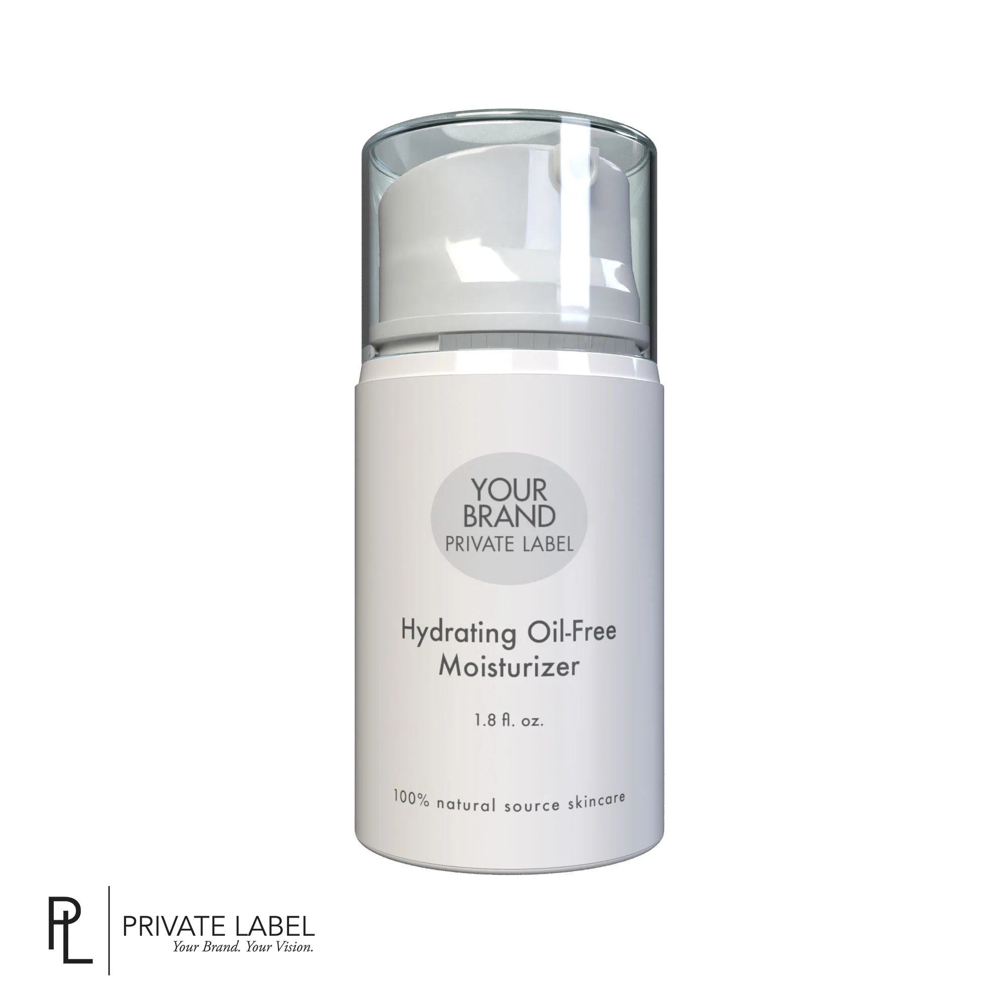 Private Label Hydrating Oil-Free Moisturizer, Retail 1.8 fl oz