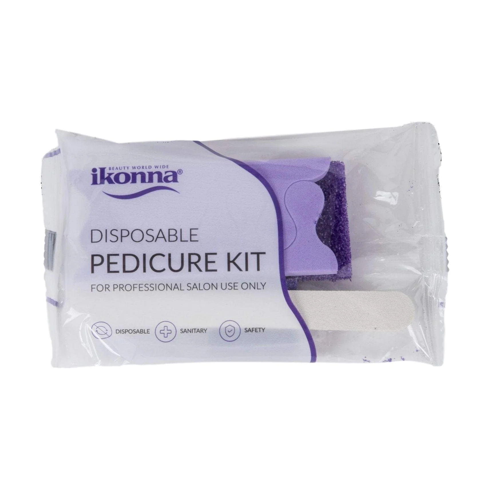 Ikonna Disposable Pedicure Kit, White or Purple - Image 7
