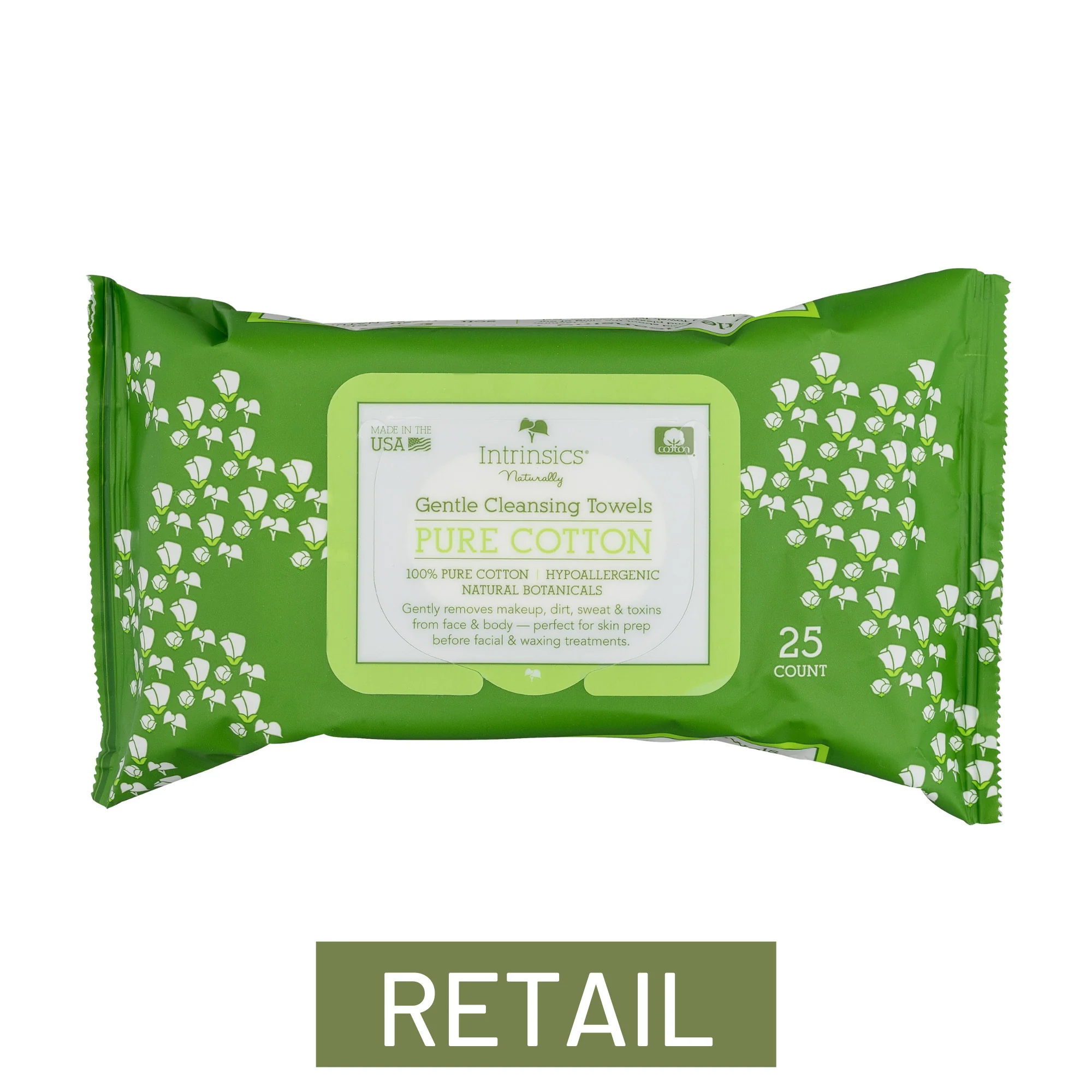 Intrinsics at Home Gentle Cleansing Towels, 25 ct