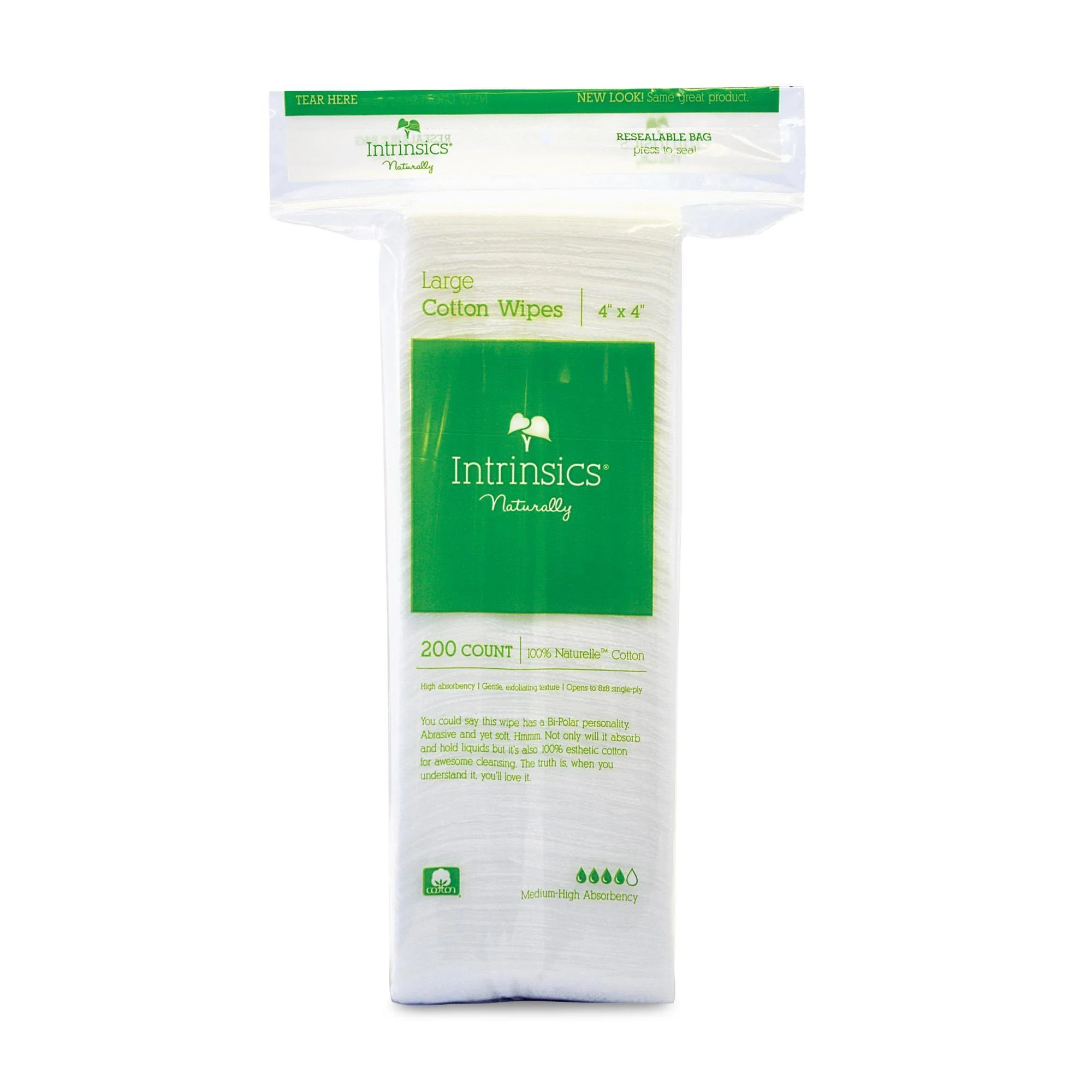 Intrinsics Cotton Esthetic Wipes, 200 ct