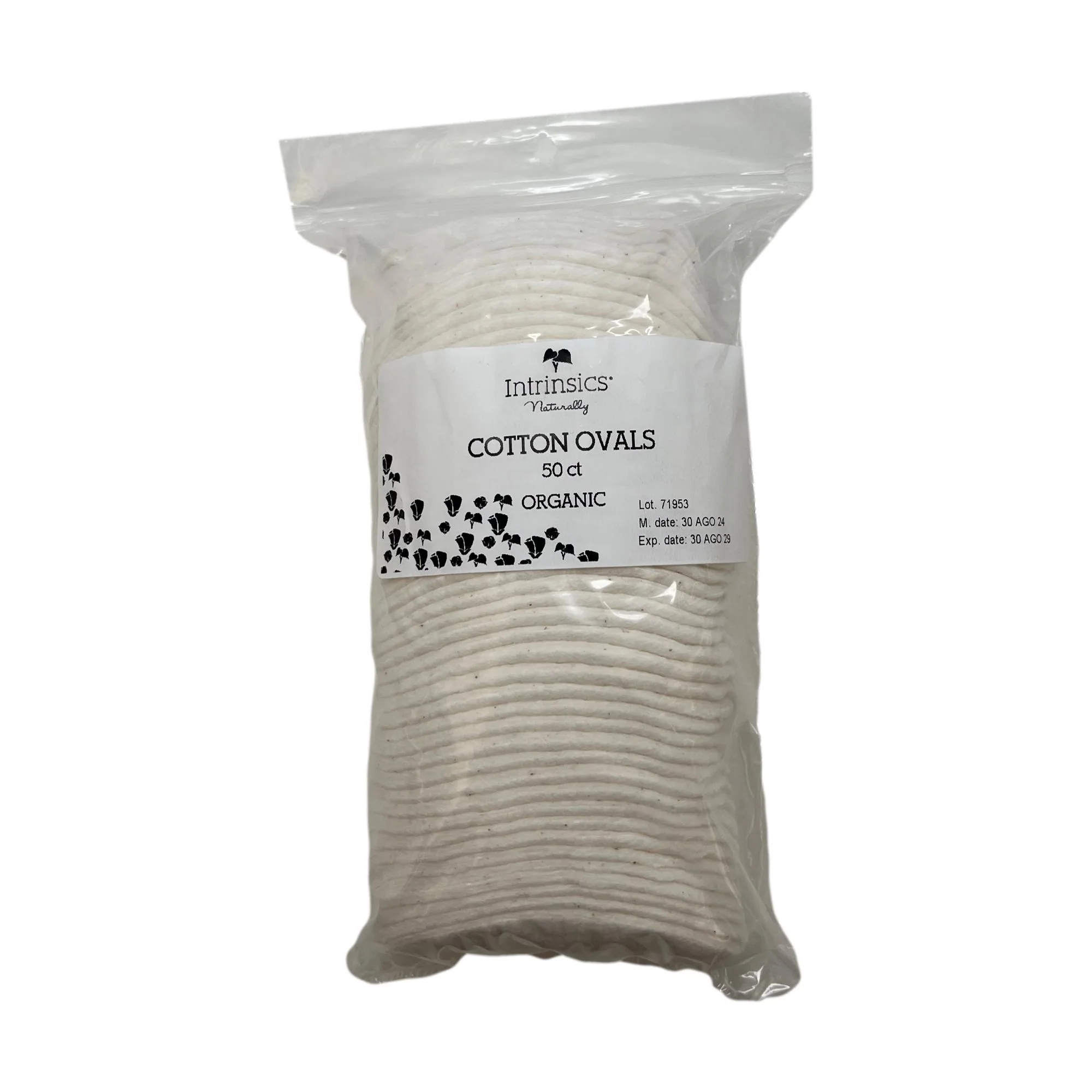 Intrinsics Organic 3" Cotton Ovals, 50 ct - Image 2