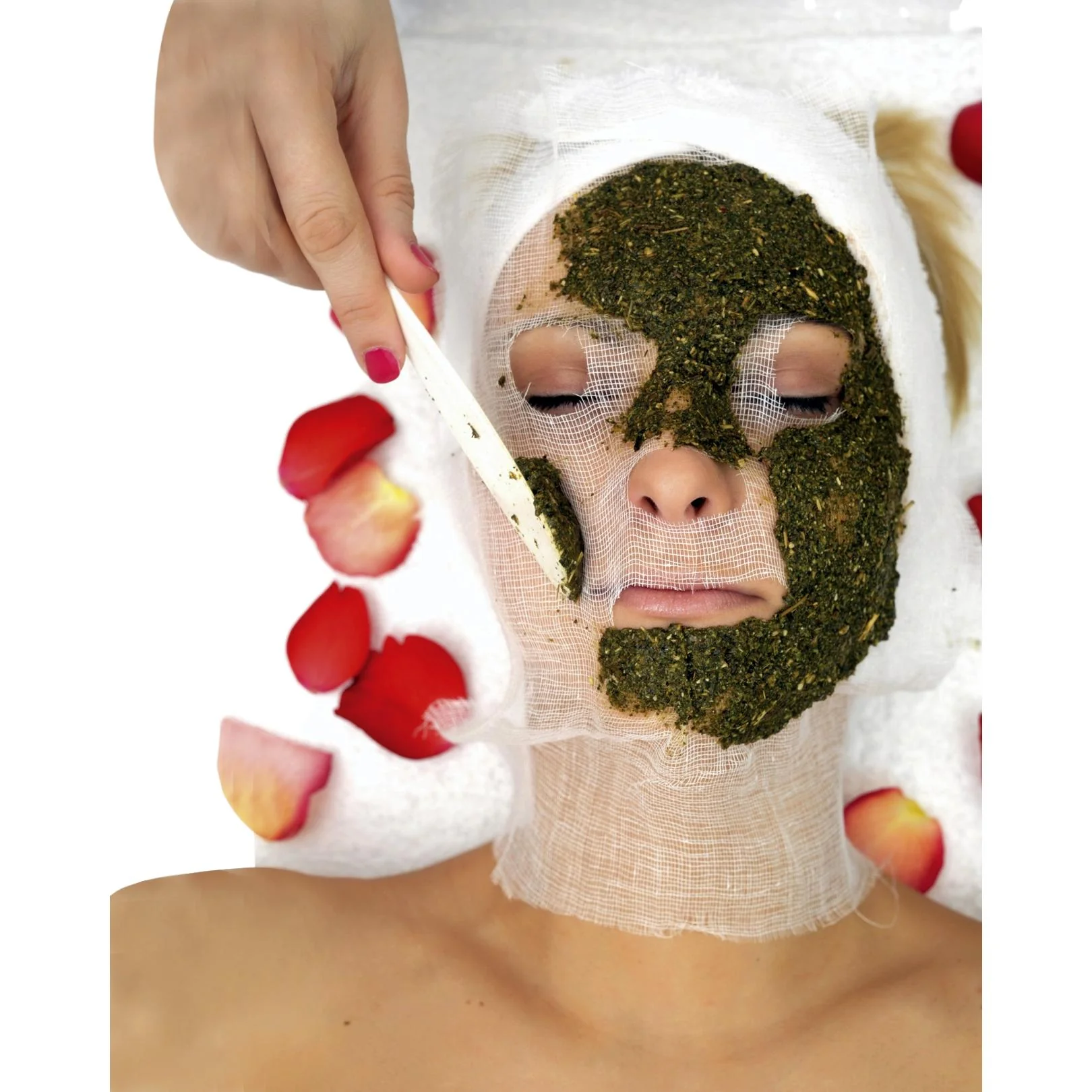 Intrinsics Precut Gauze Facial Masks, 50 ct - Image 3