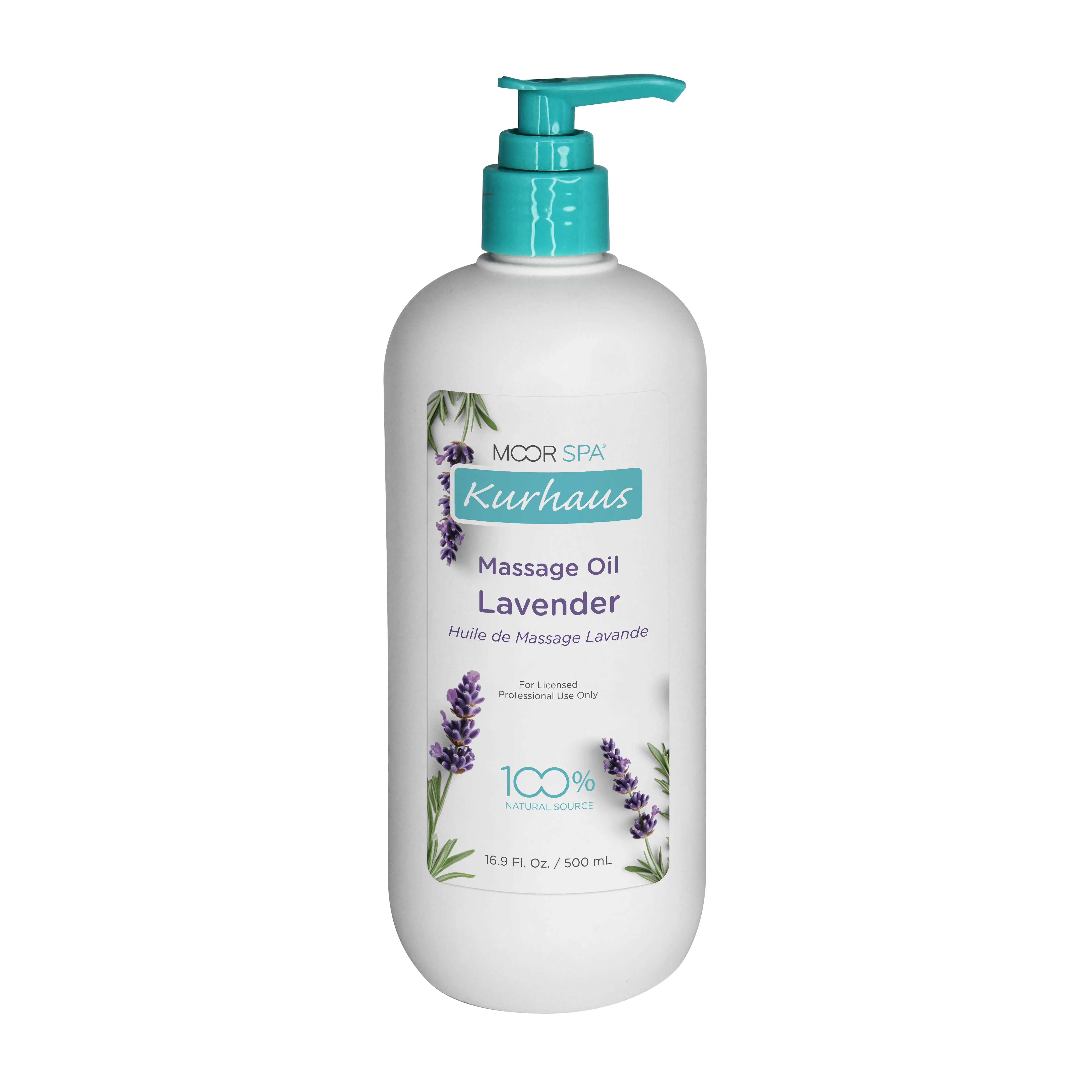 Kurhaus Massage Oil, Lavender, 16.9 fl oz