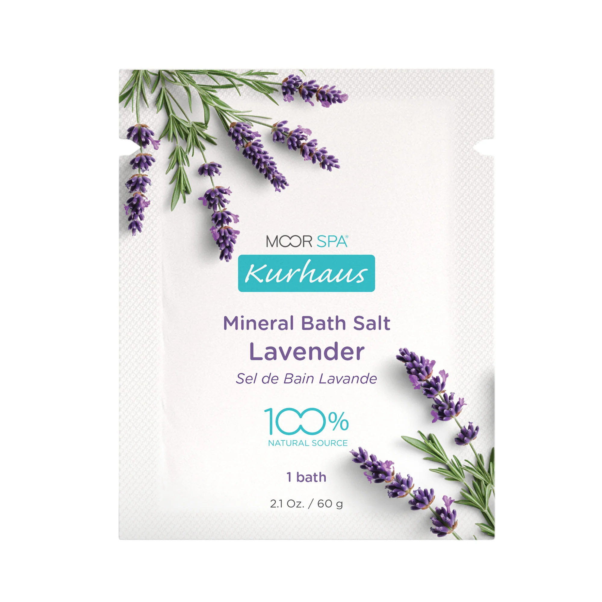 Kurhaus Mineral Bath Salt, Lavender - Image 2