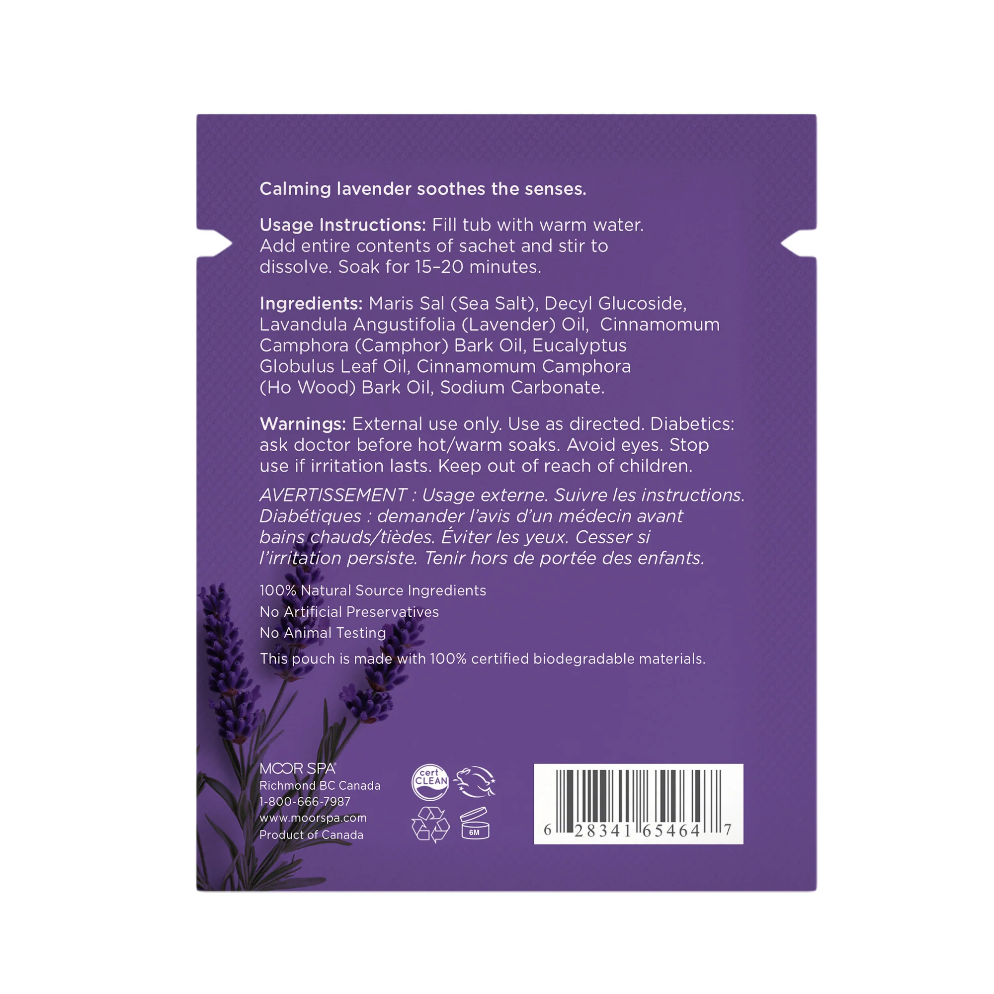 Kurhaus Mineral Bath Salt, Lavender - Image 5