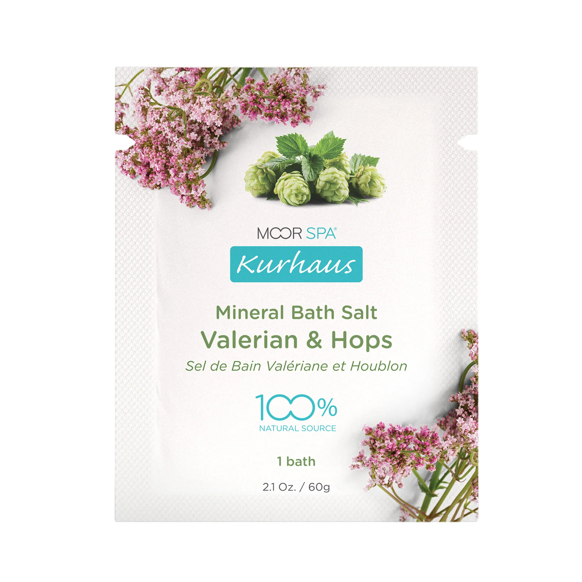 Kurhaus Mineral Bath Salt, Valerian & Hops - Image 2