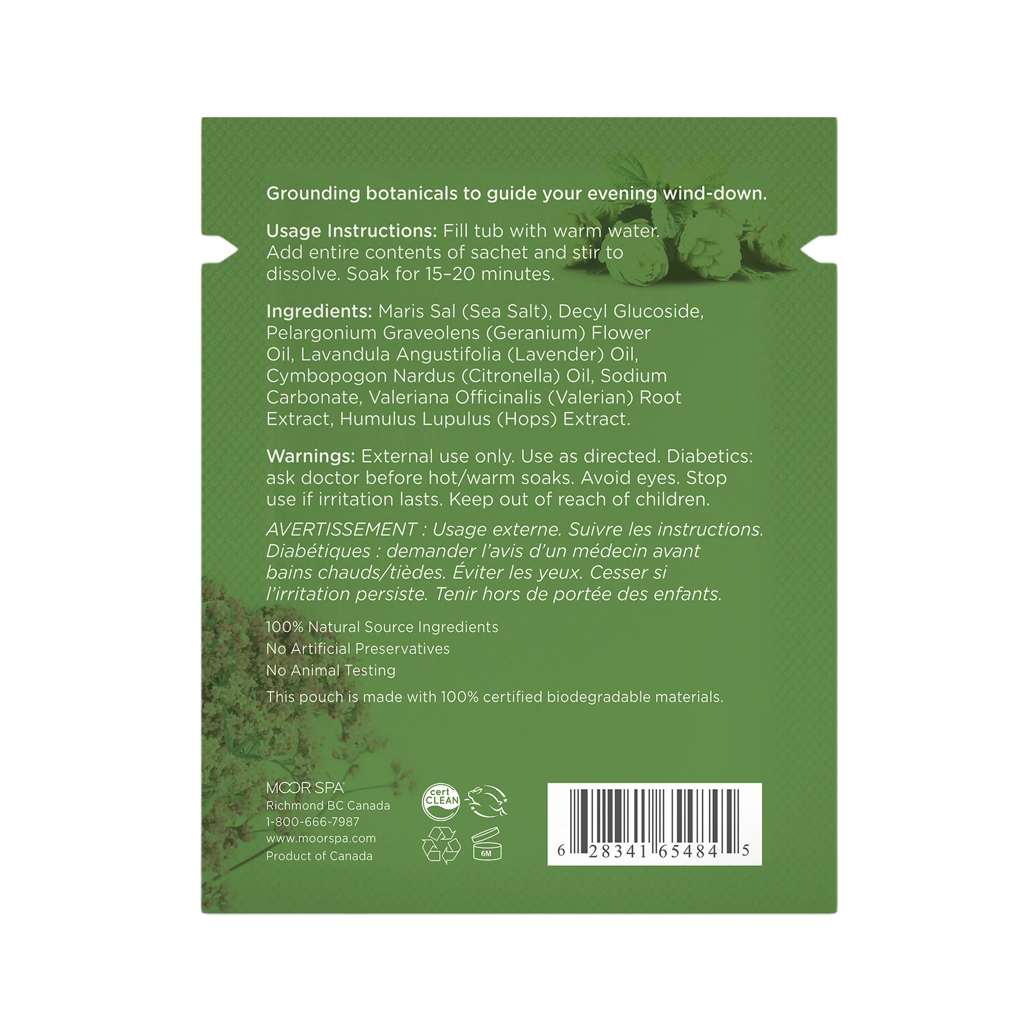 Kurhaus Mineral Bath Salt, Valerian & Hops - Image 4