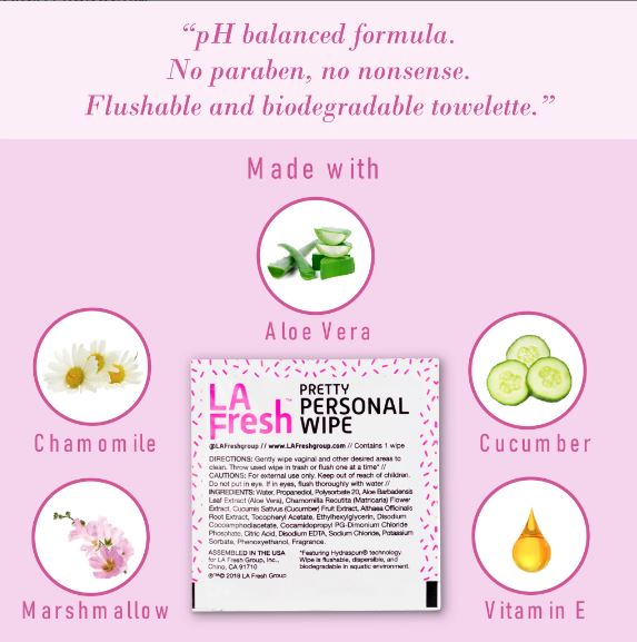 La Fresh Travel Lite™ Feminine Hygiene Wipes 200 ct - Image 3