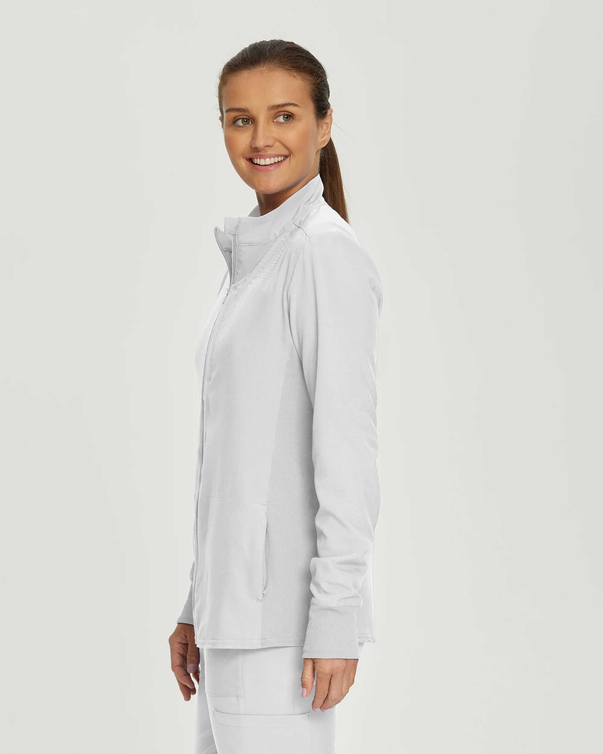 Landau Forward Women's 3-Pocket Scrub Jacket - Image 5