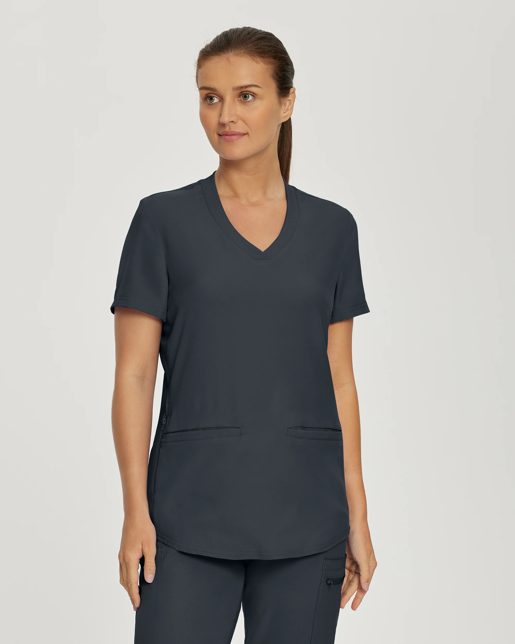 Landau Forward Women's 3-Pocket V-Neck Scrub Top - Image 4