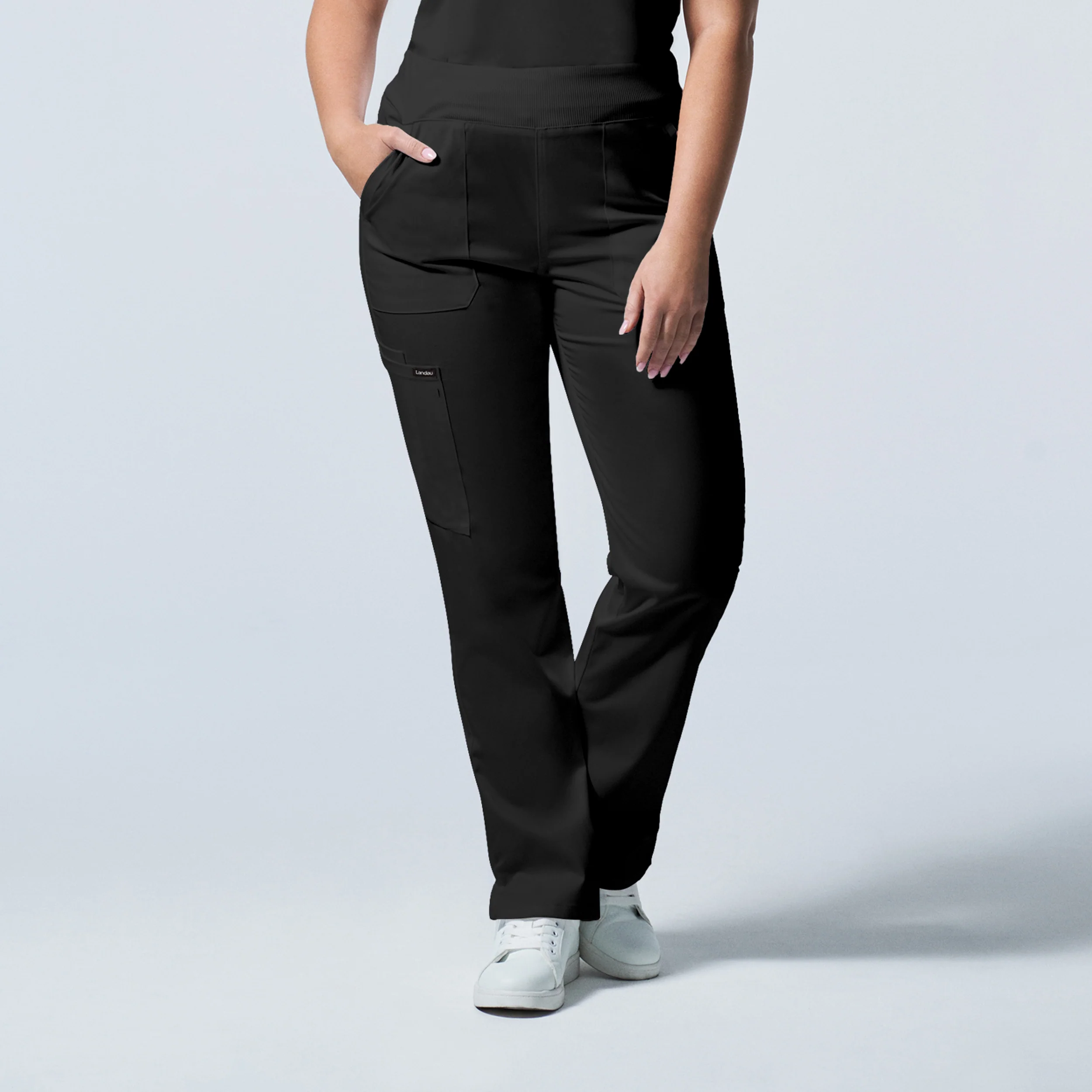 Landau ProFlex Women's Cargo Scrub Pants, Tall