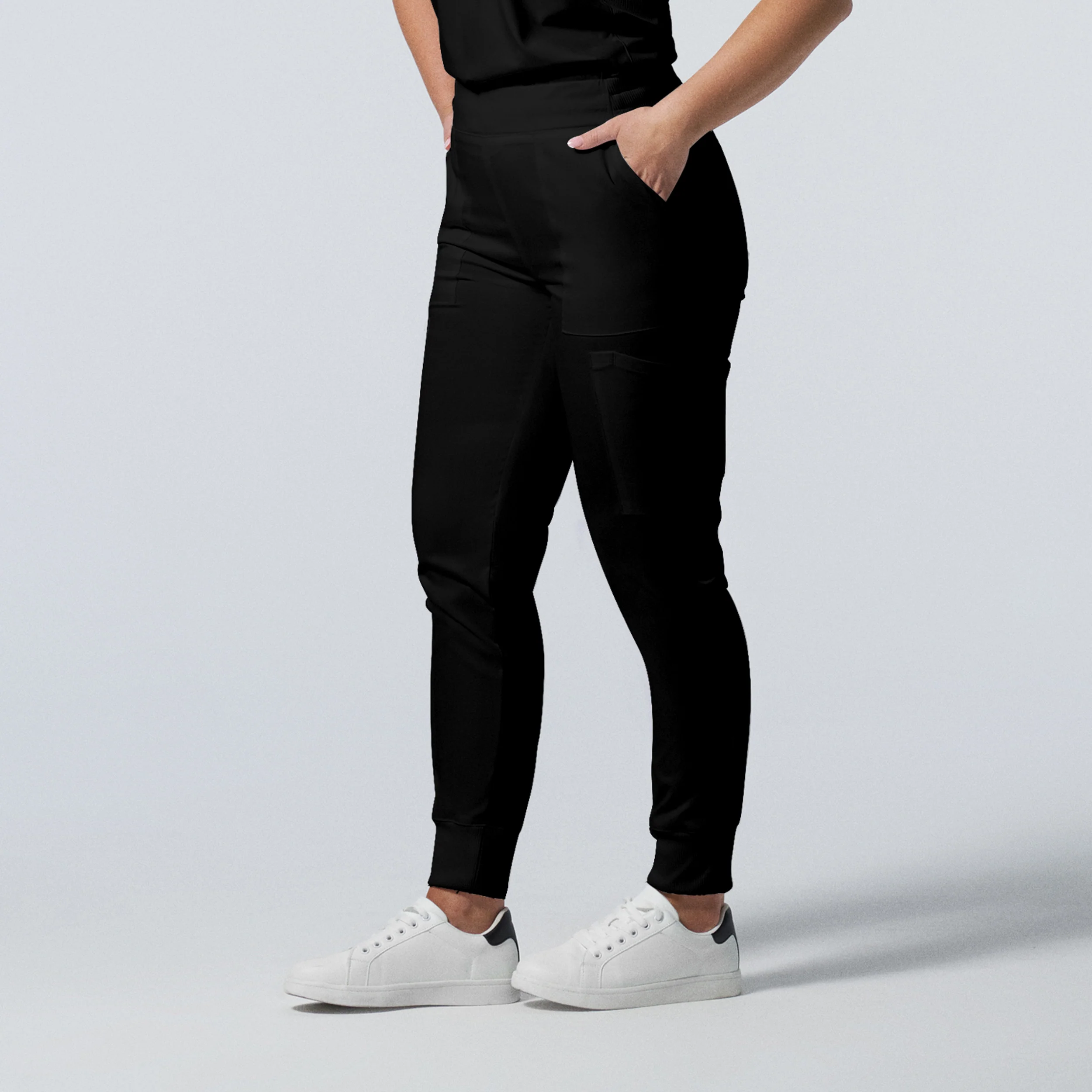 Landau ProFlex Women's Jogger Scrub Pants, Petite - Image 2