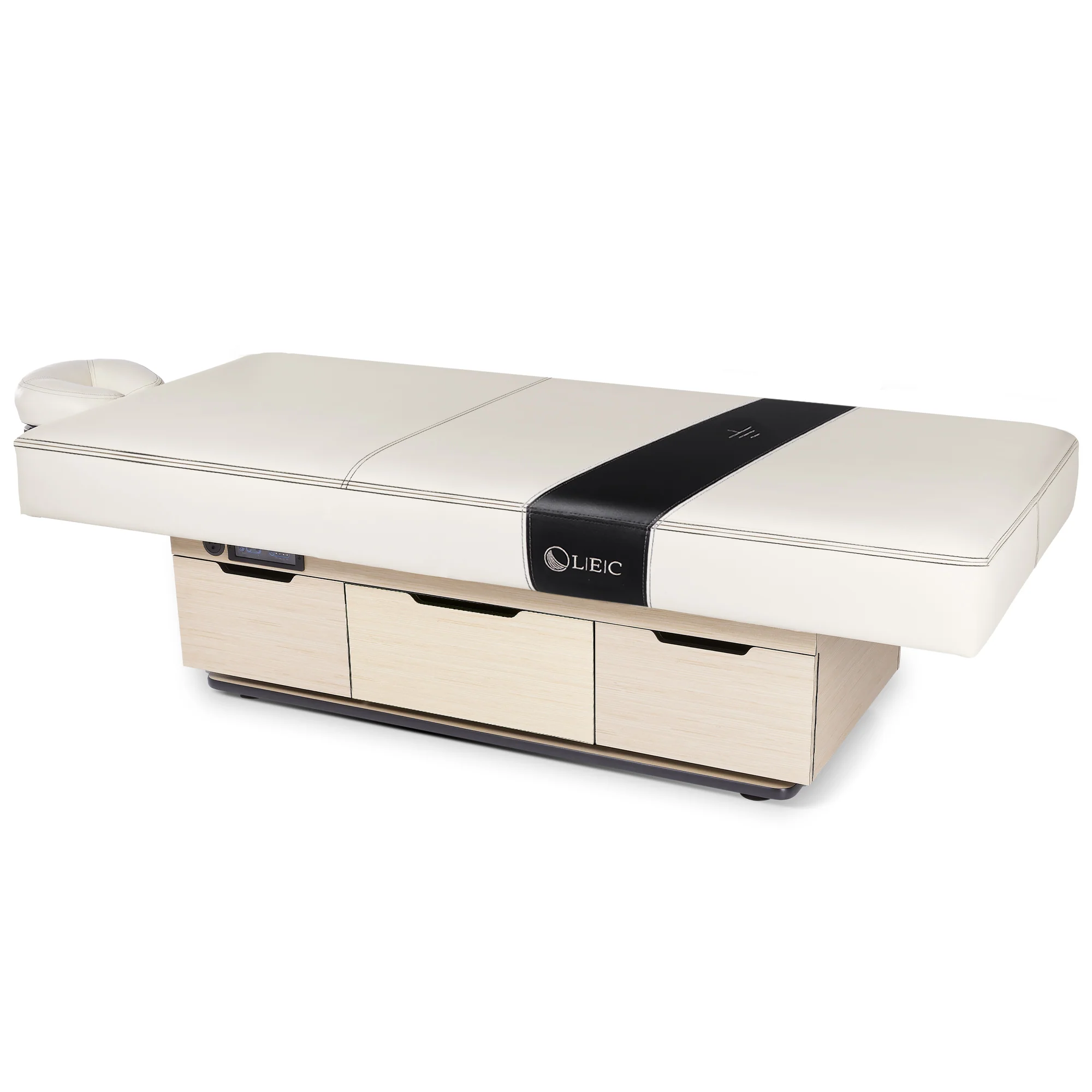 Living Earth Crafts Century City Dual-Pedestal Low-Range Treatment Table with Pull Out Drawer - Image 10