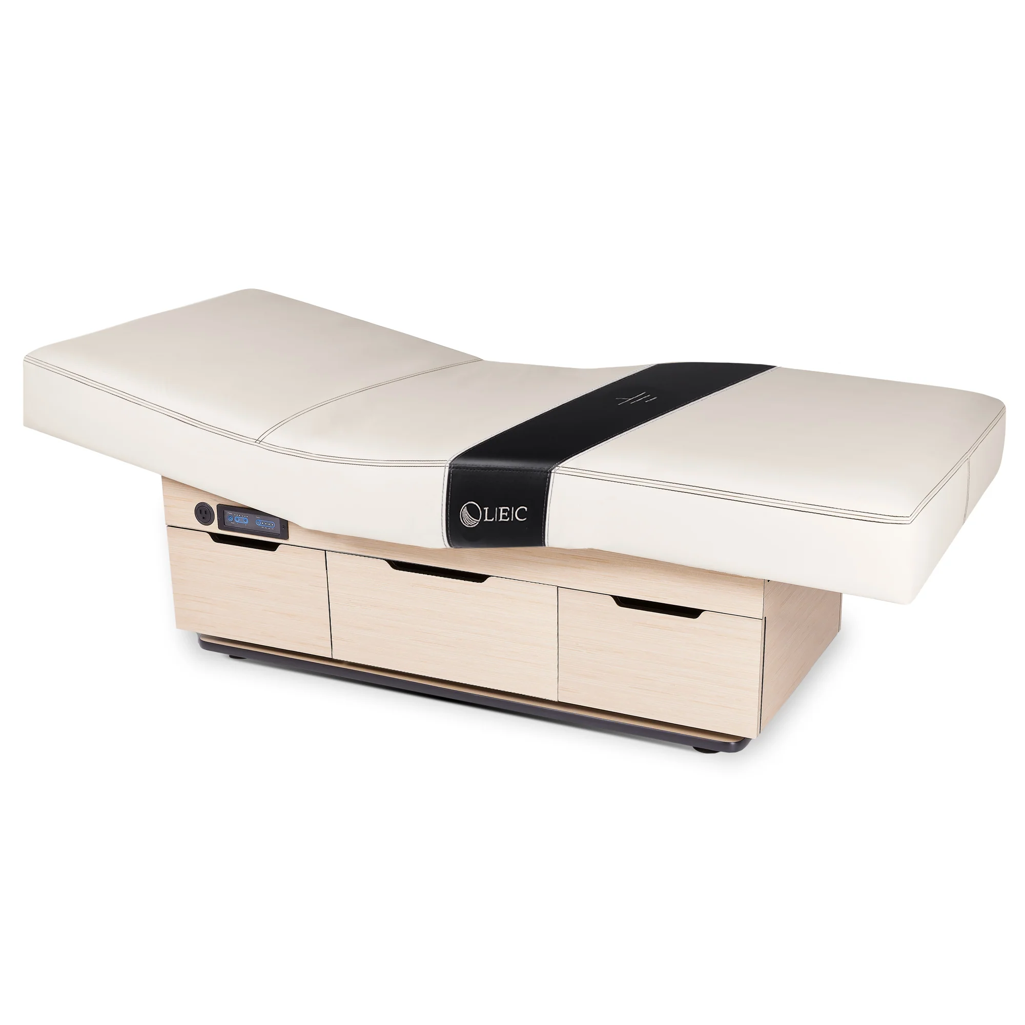 Living Earth Crafts Century City Dual-Pedestal Low-Range Treatment Table with Pull Out Drawer - Image 11