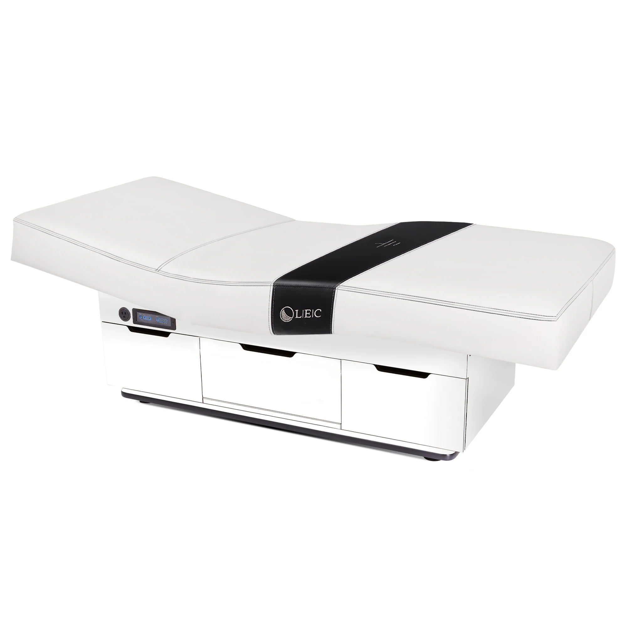 Living Earth Crafts Century City Dual-Pedestal Low-Range Treatment Table with Pull Out Drawer - Image 13