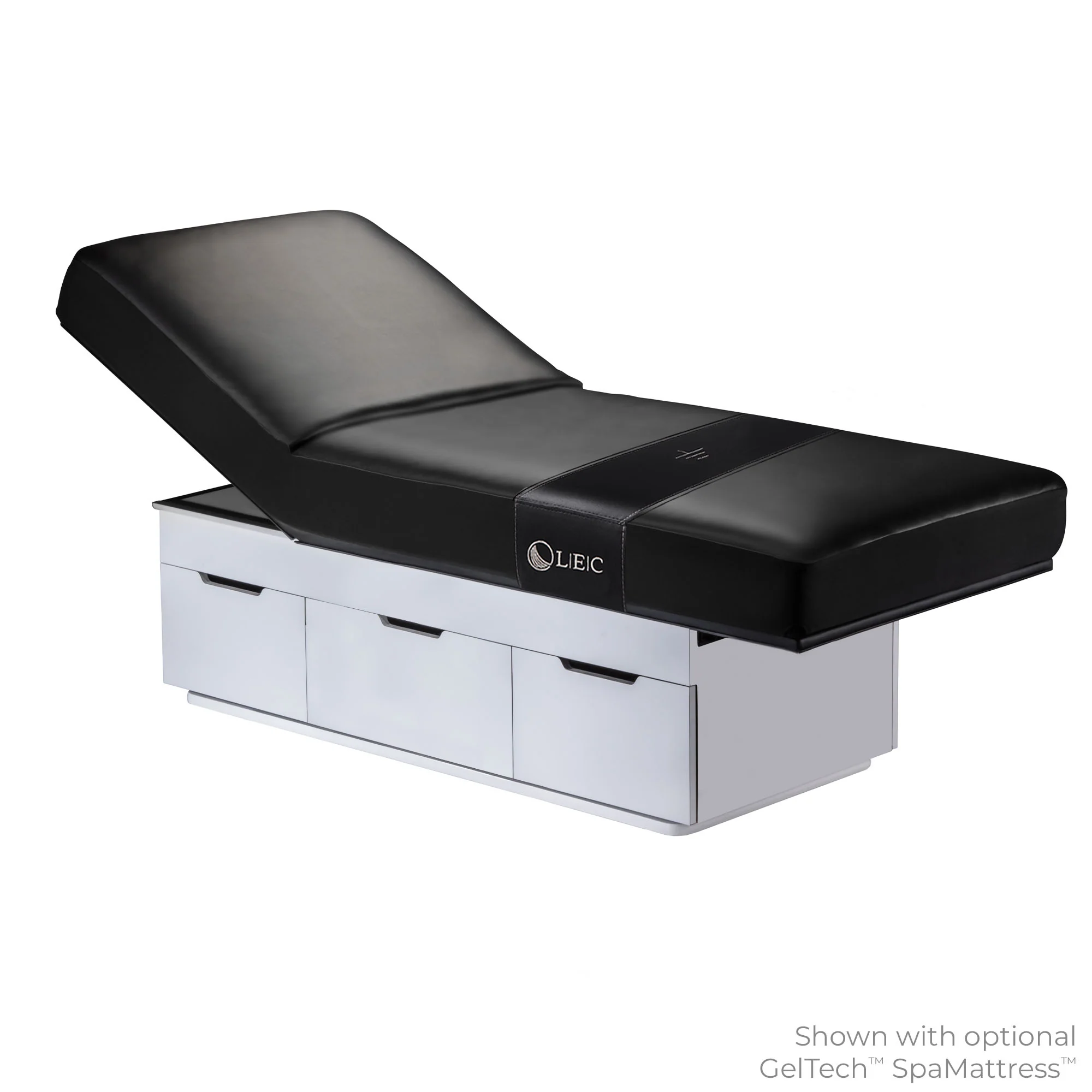 Living Earth Crafts Century City Dual-Pedestal Low-Range Treatment Table with Pull Out Drawer - Image 2