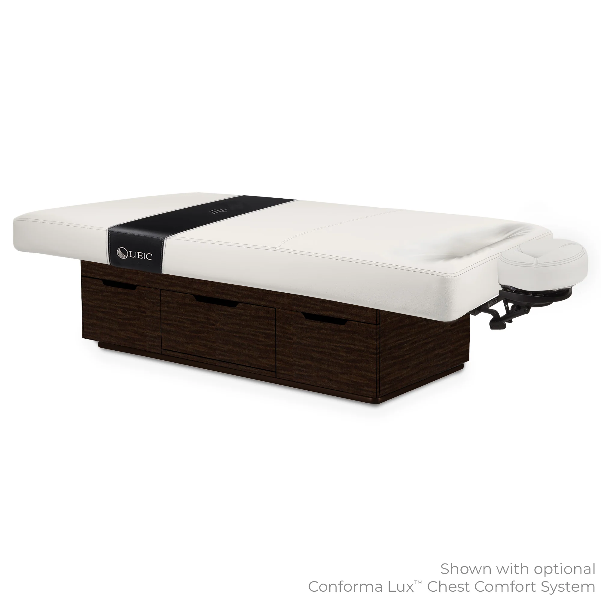 Living Earth Crafts Century City Dual-Pedestal Low-Range Treatment Table with Pull Out Drawer - Image 5