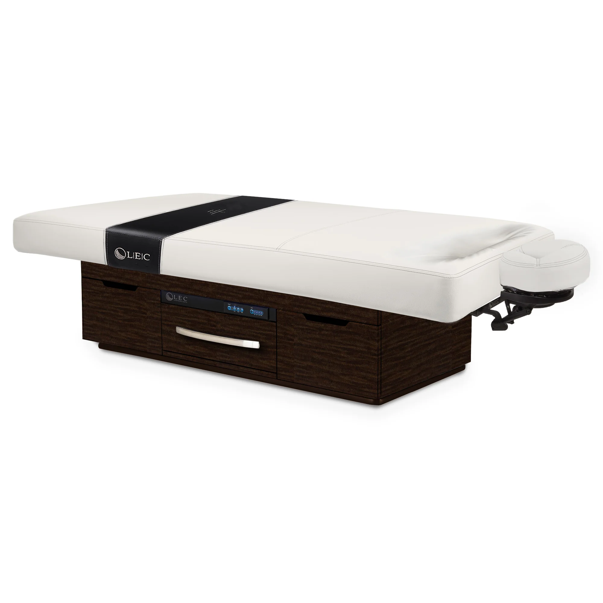 Living Earth Crafts Century City Dual-Pedestal Low-Range Treatment Table with Digital Warming Drawer - Image 3