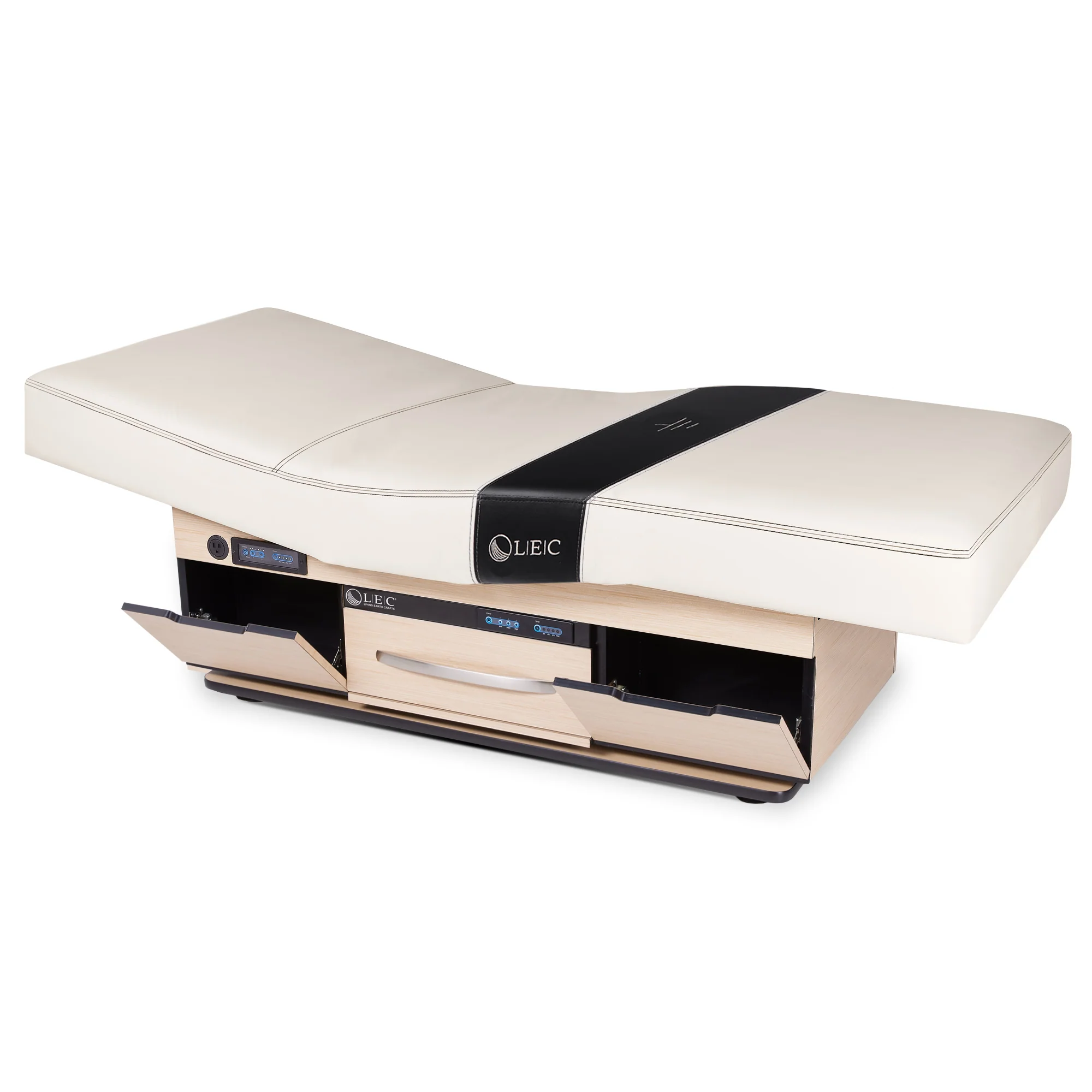 Living Earth Crafts Century City Dual-Pedestal Low-Range Treatment Table with Digital Warming Drawer - Image 4