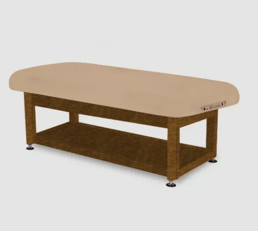 Living Earth Crafts Napa Flat Top Spa Treatment Table with Shelf Base - Image 2