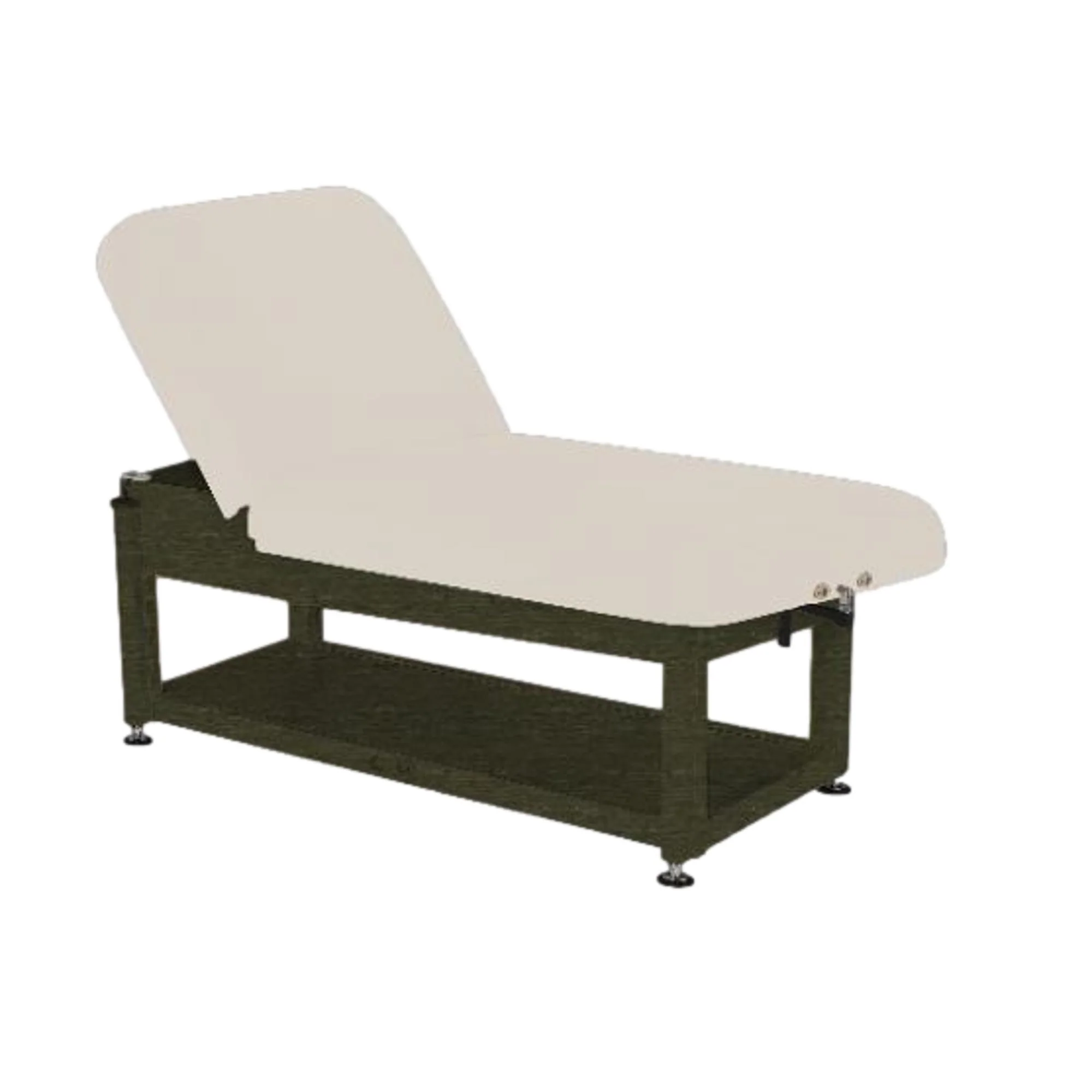 Living Earth Crafts Napa Facial Spa Treatment Table Shelf Base with PowerAssist - Image 4