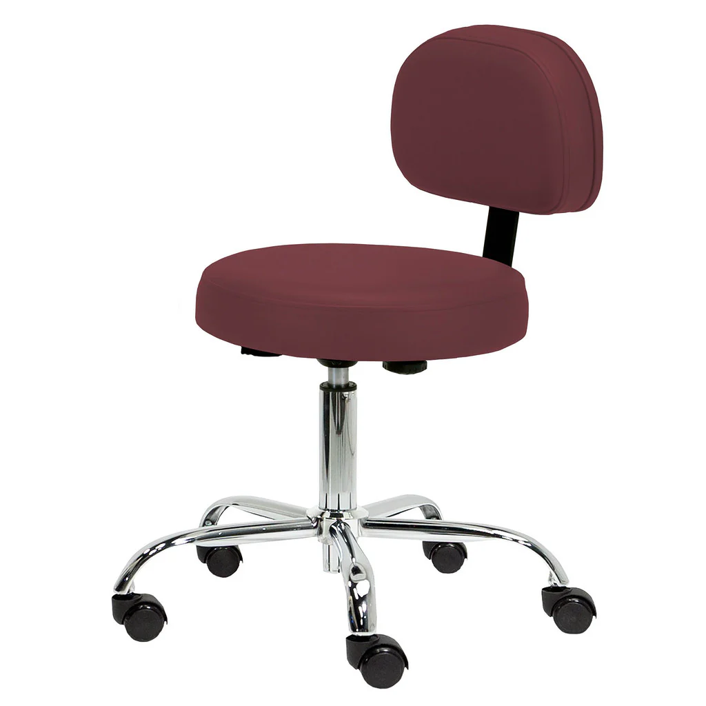 Living Earth Crafts Pneumatic Rolling Stool (Optional Backrest) - Image 2