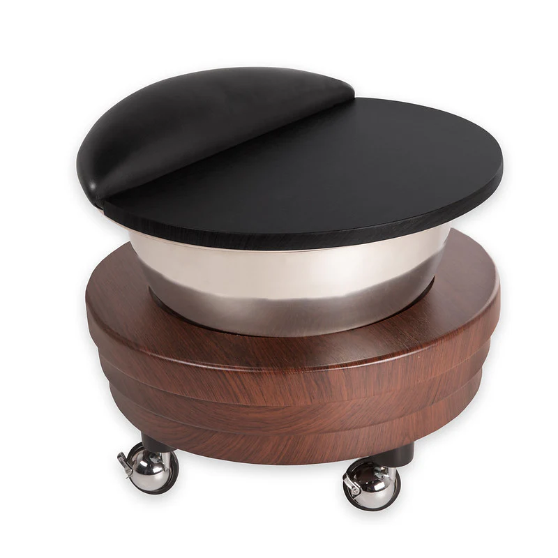 Living Earth Crafts Pedi Roll-Up Pedicure Bowl with Footrest & Lid - Image 2