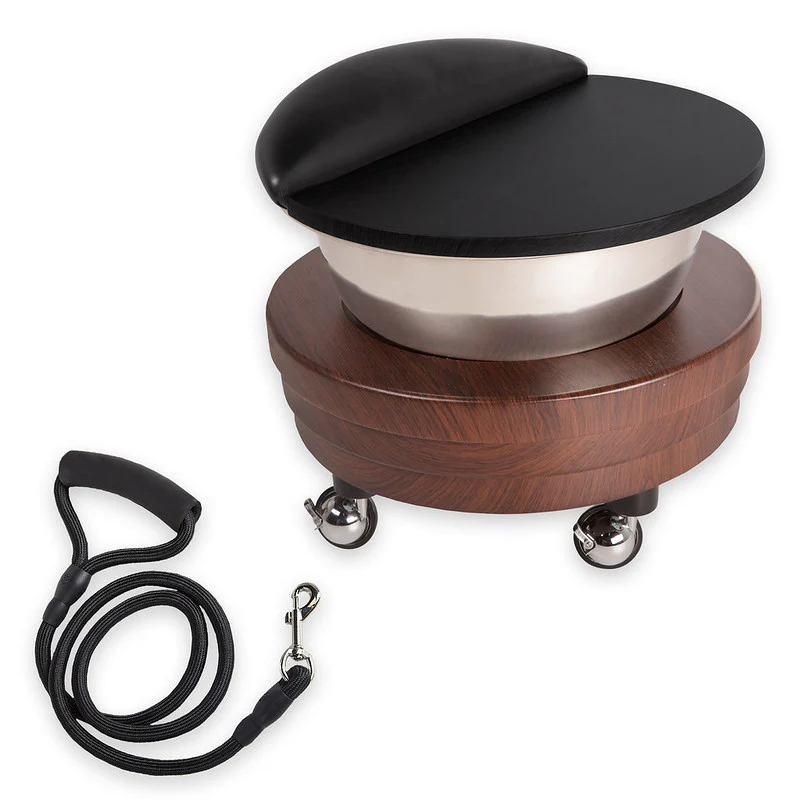 Living Earth Crafts Pedi Roll-Up Pedicure Bowl with Footrest & Lid - Image 3