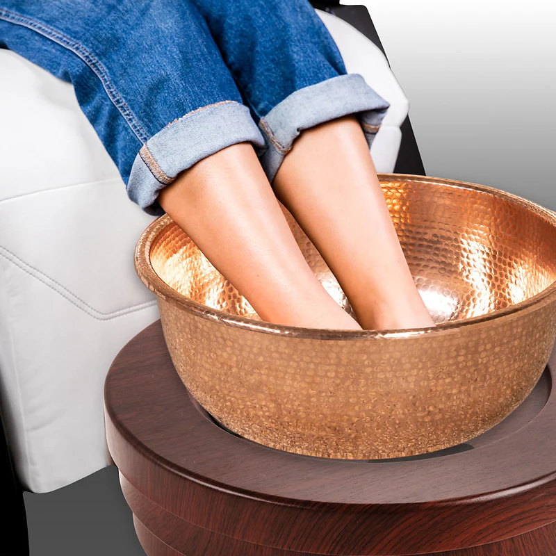 Living Earth Crafts Pedi Roll-Up Pedicure Bowl with Footrest & Lid - Image 6