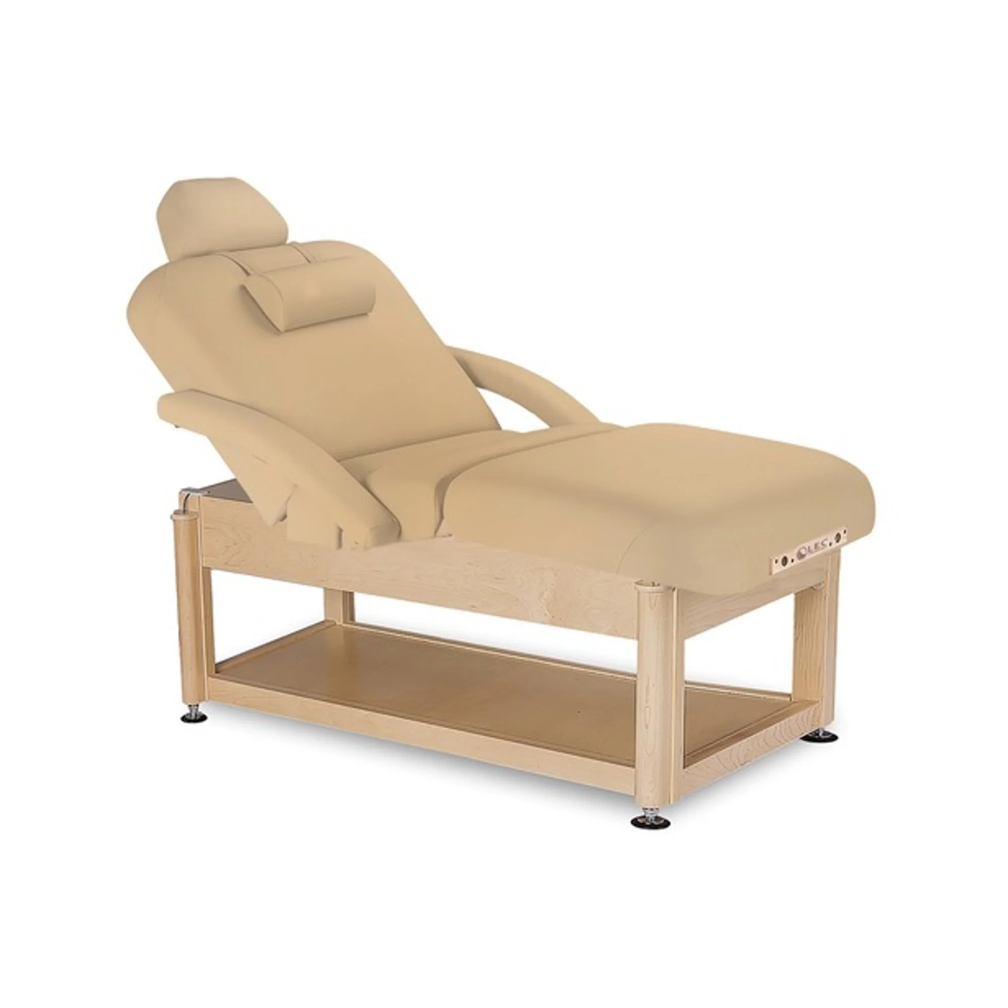 Living Earth Crafts Serenity Treatment Table with Shelf Base - Image 11