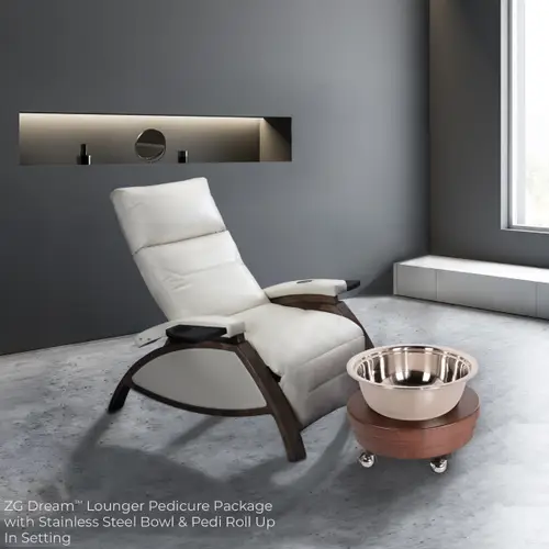 Living Earth Crafts ZG Dream Lounger Pedicure Package with Silver Bowl - Image 2