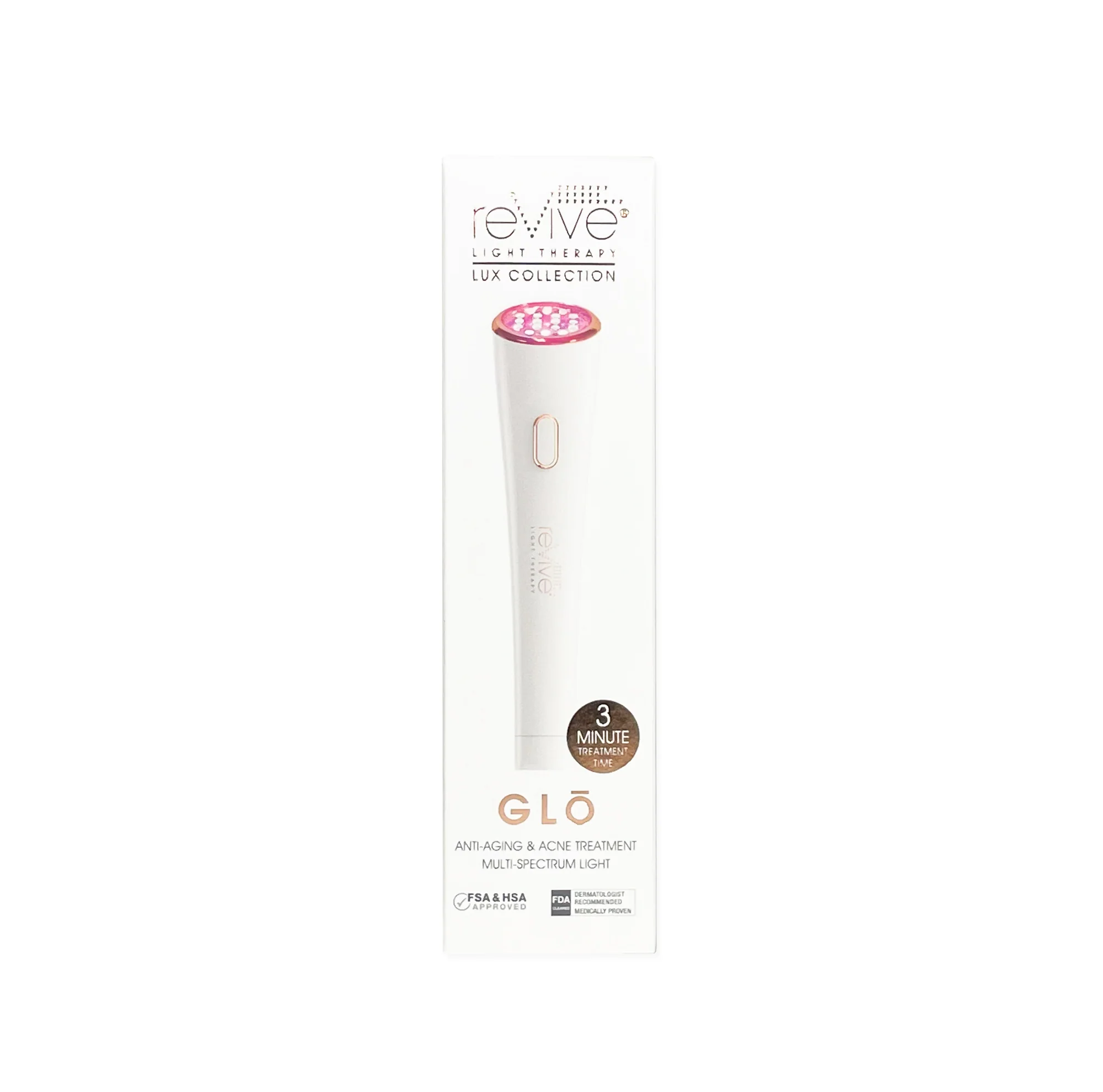 Lux Glo Portable LED, Wrinkle Reduction & Acne Treatment by reVive Light Therapy - Image 8