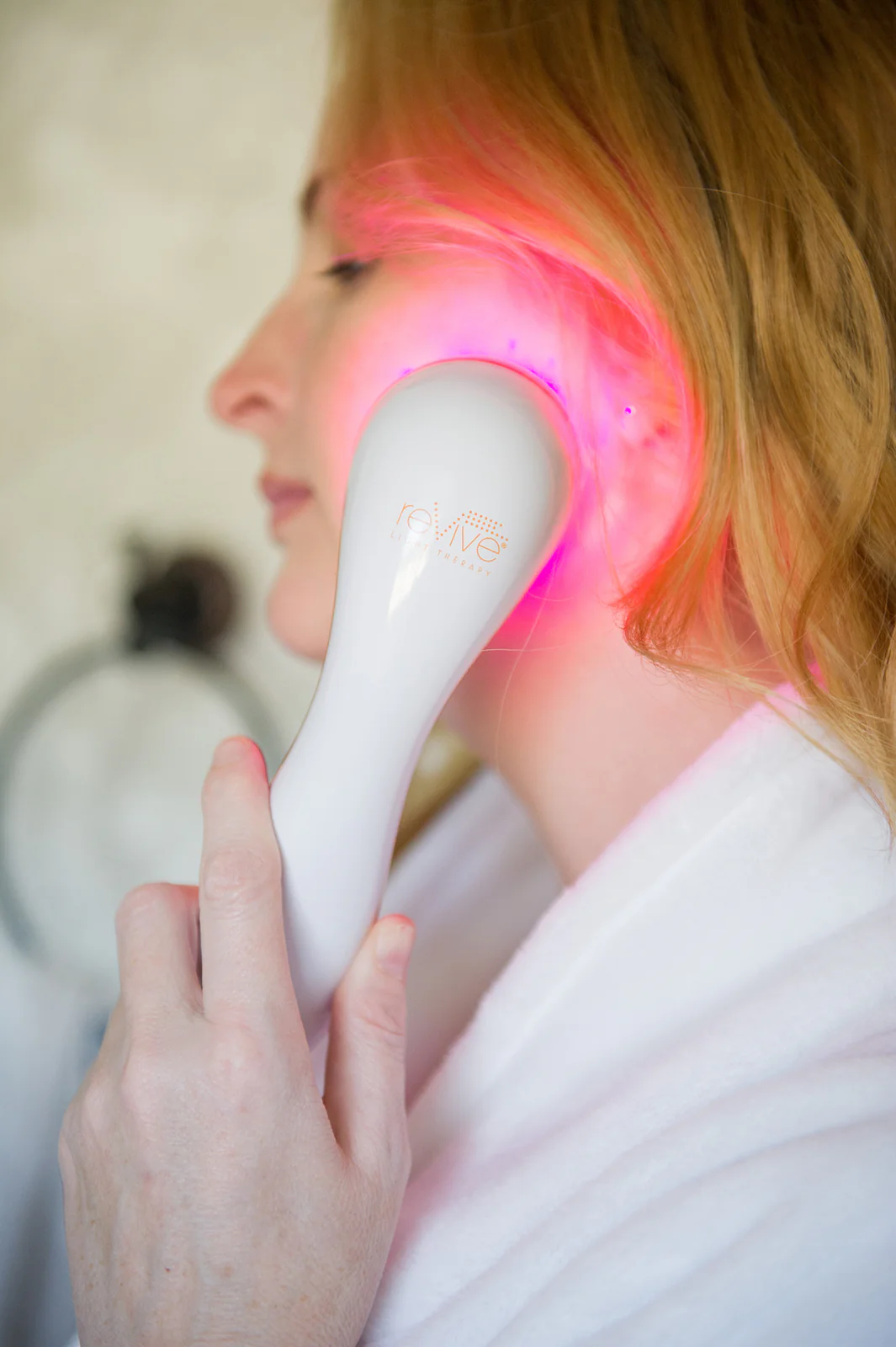 Lux Soniqué LED Sonic Cleanser, Wrinkle Reduction & Acne Treatment by reVive Light Therapy - Image 5