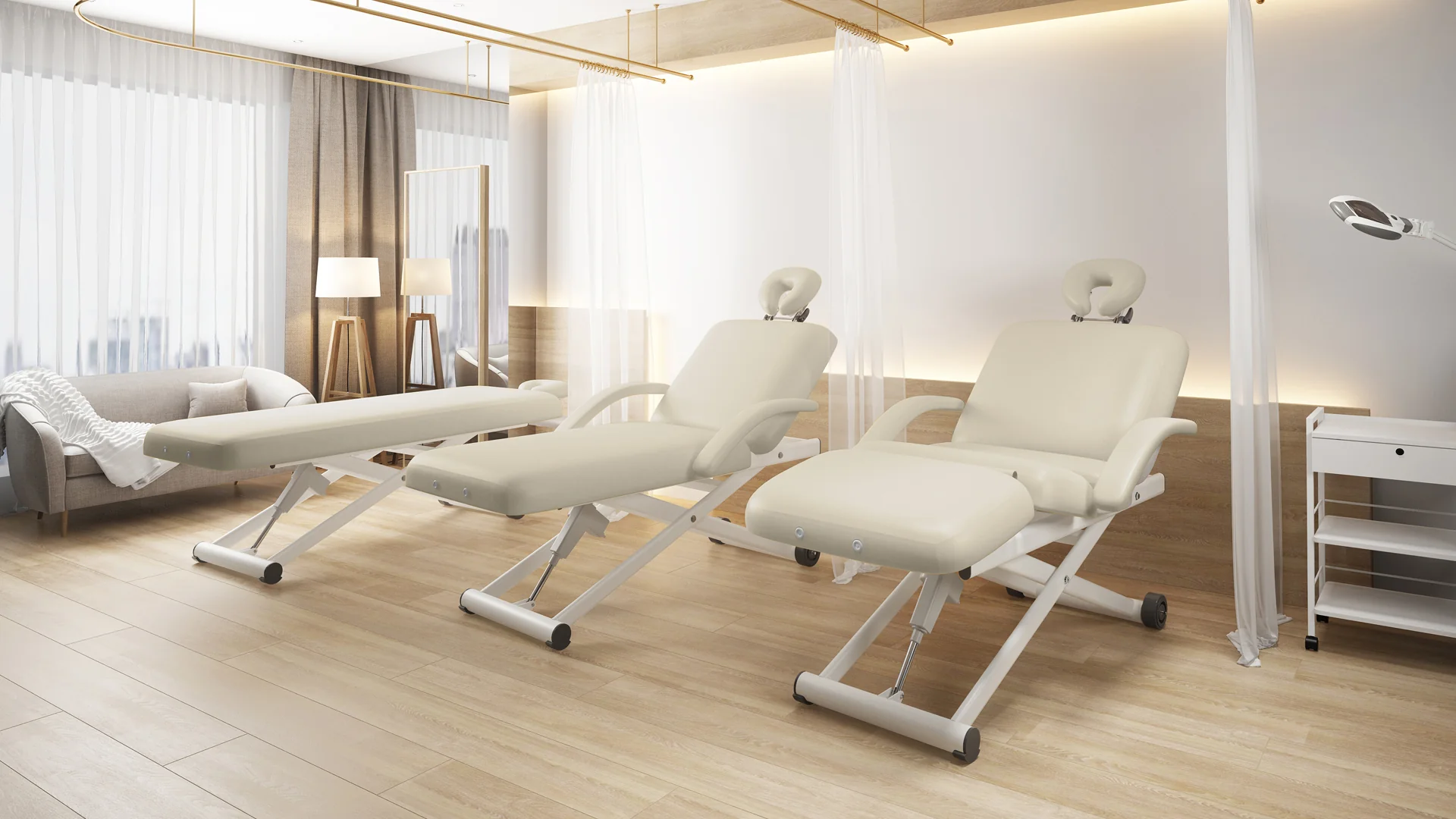 Silverfox Luxury Scissor Lift Facial Chair, Salon Top - Image 9