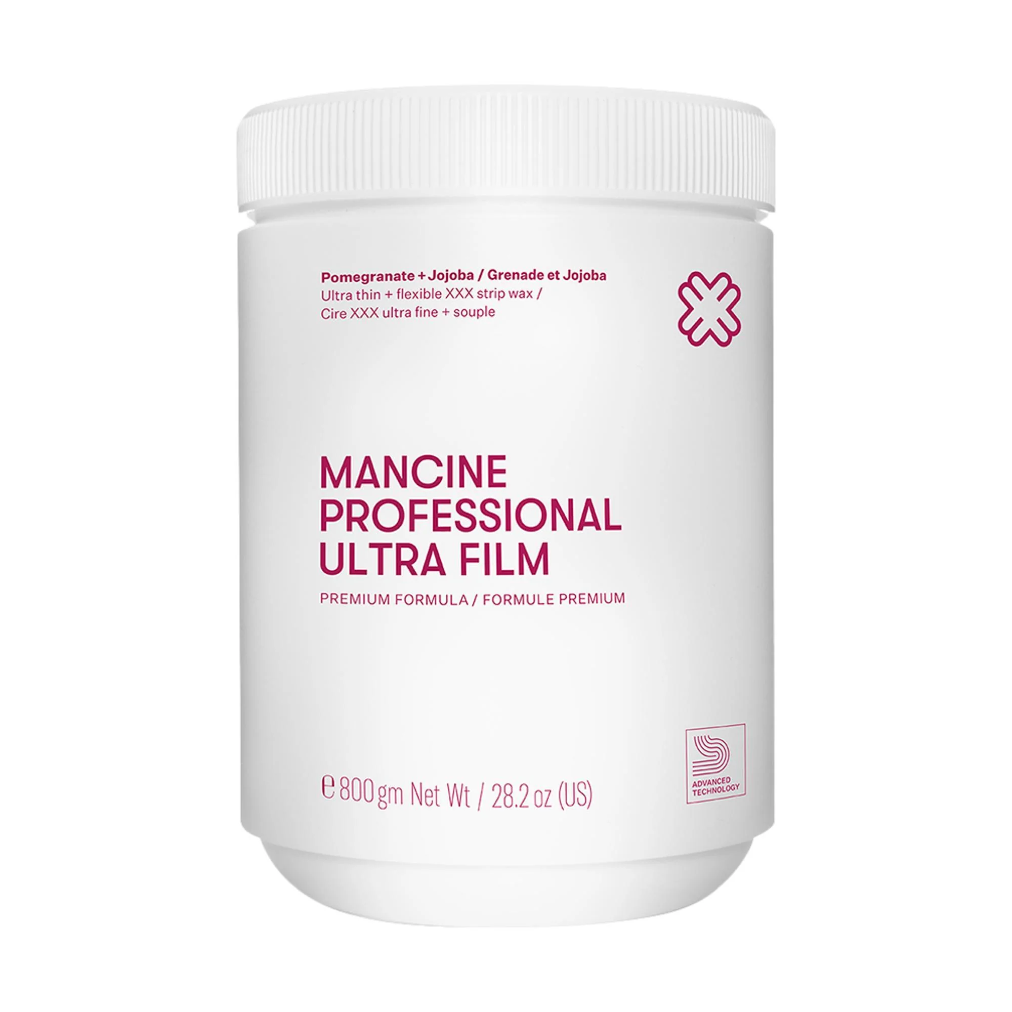Mancine Soft Wax, Ultra Film Pomegranate & Jojoba, 28.2 oz