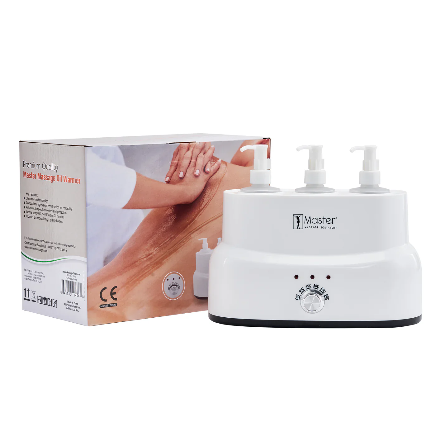 Massage Oil & Lotion Warmer, 3 Bottle - Image 9