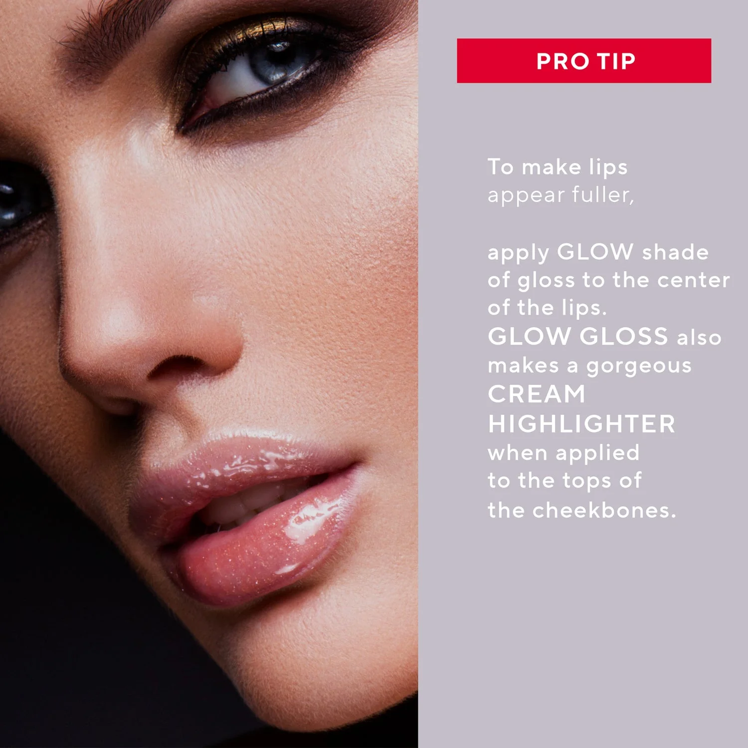 Mirabella Glow Light-Up Lip Gloss, 8 mL - Image 3