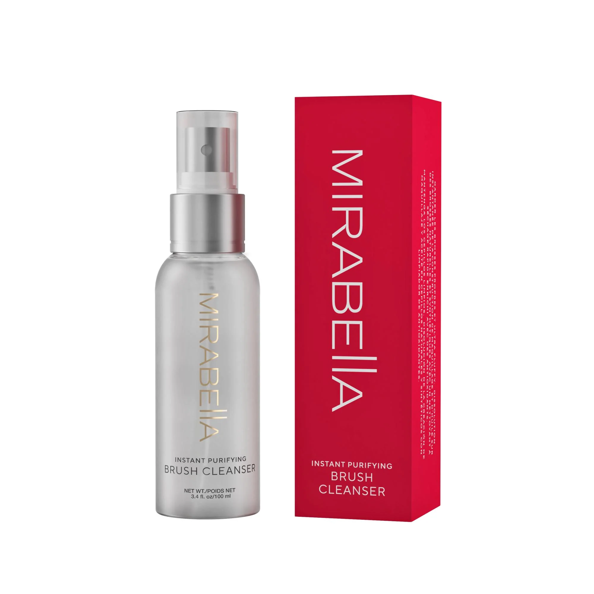 Mirabella Instant Purifying Brush Cleanser, 3.4 oz
