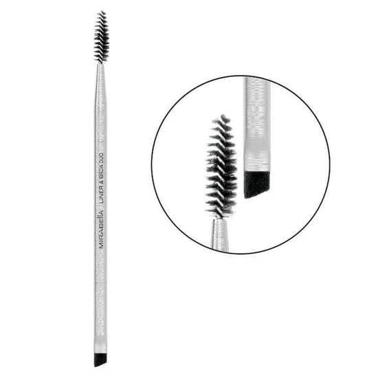 Mirabella Liner and Brow Duo Brush - Image 2