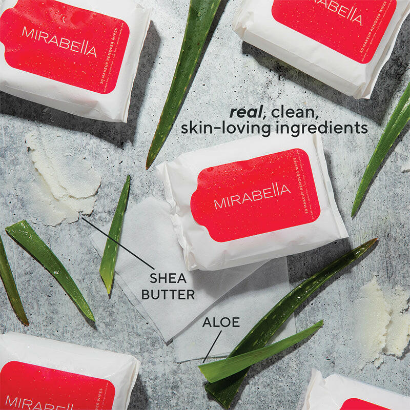 Mirabella Wipeout Makeup Remover Wipes, 30 ct - Image 2