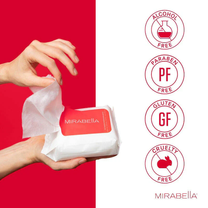 Mirabella Wipeout Makeup Remover Wipes, 30 ct - Image 3