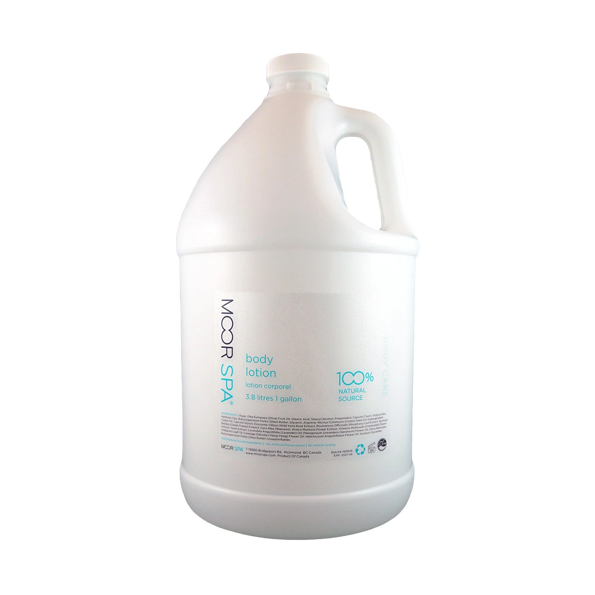 Moor Spa Body Lotion, 1 gal