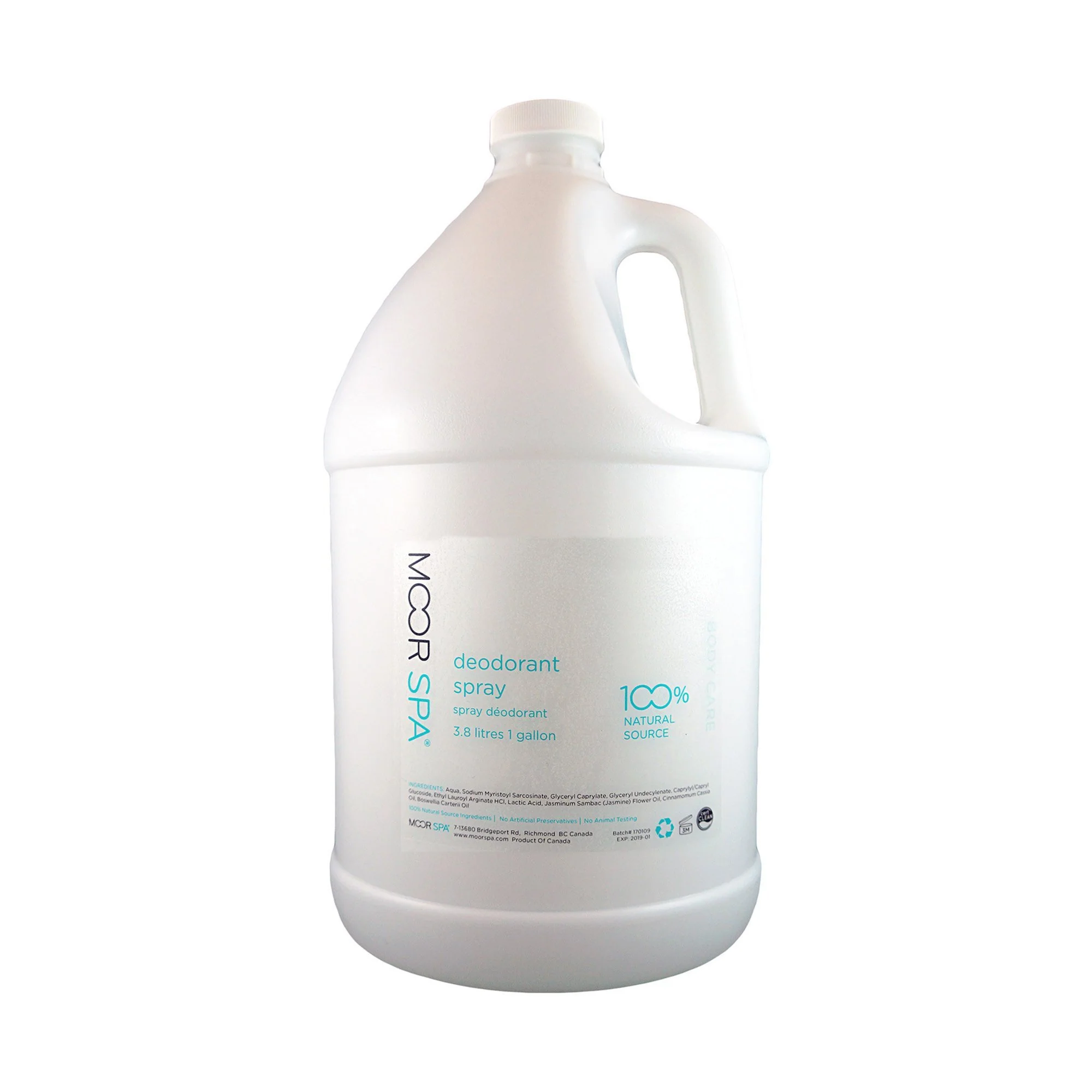 Moor Spa Deodorant Spray, 1 gal